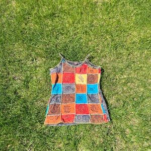 Patchwork Multicolor Tank Top